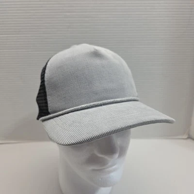 Gorra de pana Trucker gris negra Foto 1 de 4