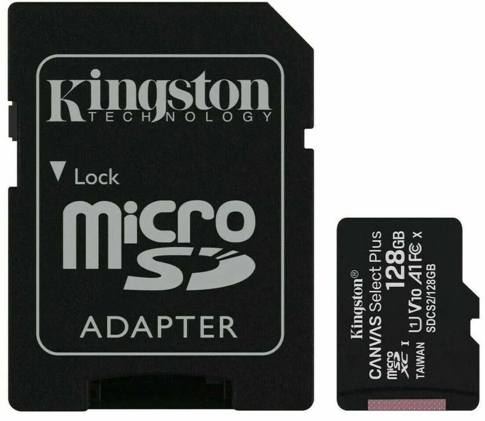Kingston 32GB 64GB 128GB 256GB TF Card Class 10 UHS-I Fast Read Write Memory - Image 1 of 1