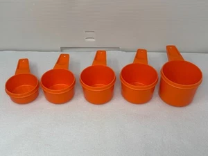 Juego de 5 vasos medidores Tupperware de colección naranja - Imagen 1 de 10