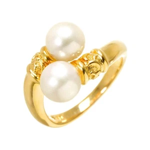 Tasaki Akoya Perle 7,0 mm Ring 18 Karat YG 750 Größe 6 (US) 90286713 - Bild 1 von 7