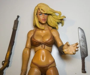 Marvel Legends Savage Land SDCC 2008 exclusive Shanna Action Figure Rare-Damaged - Picture 1 of 4