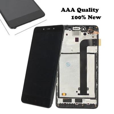 Fit Xiaomi Redmi Note 2 LCD Dispaly Digitizer Touch Screen Assembly w/ Frame - Image 1 of 4