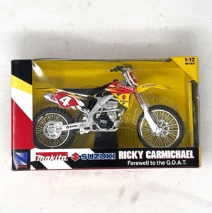 New Ray Suzuki RM-Z450 2007 Ricky Carmichael Farewell to the G.O.A 1:12 Diecast  - Picture 1 of 4
