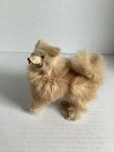 Vintage SPITZ Real Full Dog 50er Jahre mit silberfarbener Leine - Bild 1 von 9