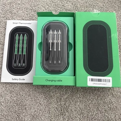 CHEF iQ Sense Smart Wireless Meat Bluetooth Thermometer with 3 Ultra-Thin Probes - Image 1 of 4