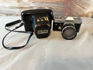 Cámara fotográfica Canon Pellix QL 35 mm SLR de colección con lente de 50 mm y cubierta hecha en Japón - Imagen 1 de 20