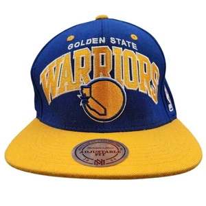 Mitchell and Ness Golden State Warriors Snapback Mütze NBA verstellbare Passform blau - Bild 1 von 10