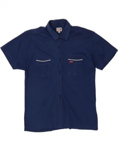 Camisa LEVI'S Para Hombre Manga Corta Grande Azul Marino Poliéster SC05 - Imagen 1 de 3