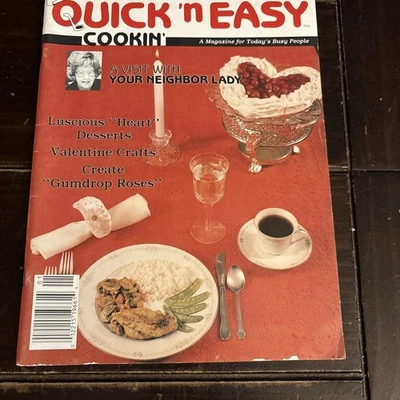 Quick 'N Easy Cookin' Magazine .. Good Recipes .. Nice Copy! - Image 1 of 4