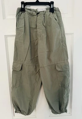 Zara Kids Casual Cargo Pants - Olive Green Size 8 - Image 1 of 4