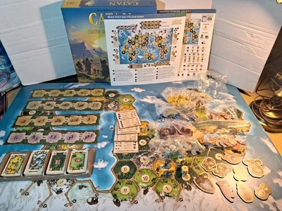 Settlers Of Catan: Dawn of Humankind Board Game Open Box 100% Complete - Image 1 of 4