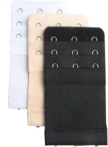 BH-Verlängerung 2 Haken / 3 Haken, dehnbar weich und bequem BH-Trägerverlängerer  - Bild 1 von 12