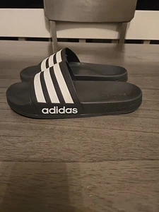 Mens Adidas Athletic Beach Shower Slides Size 8 - Picture 1 of 3