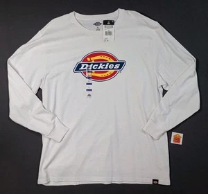 Camiseta Dickies Para Hombres XL Manga Larga Tricolor Logo Gráfico Camiseta Peso Pesado - Imagen 1 de 5