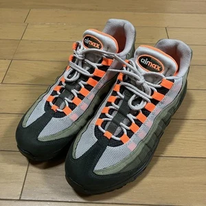 Nike Air Max 95 OG Men 9.0 US Orange Running Shoes 27cm Used - Picture 1 of 7