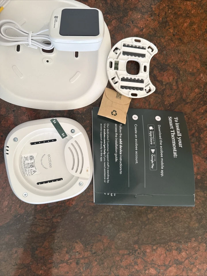 Termostato inteligente Ecobee mejorado negro Foto 1 de 1