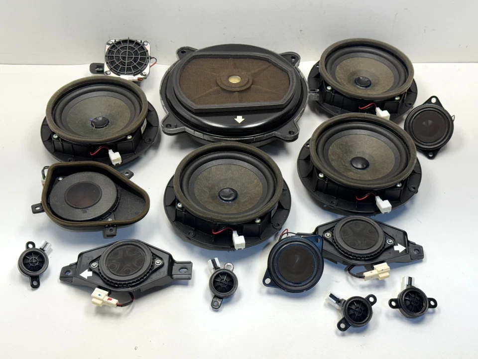 15-20 Hyundai Genesis G80 Lexicon Audio Door Tweeter Subwoofer Speaker Set PO40 - Image 1 of 4