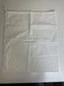 Balenciaga White Drawstring Dust Bag Large 20X17 Designer Storage Pouch - Picture 1 of 3