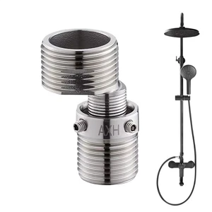Adattatore Rubinetto Doccia Regolabile Con Interfaccia Filettata E Flusso 360 Gradi - Foto 1 di 12