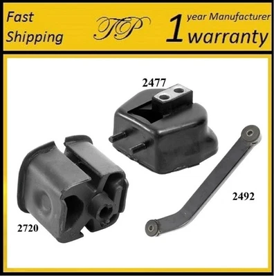 MONTAJE DE MOTOR Y TRANSMISIÓN 3 PIEZAS PARA PONTIAC J2000, J2000 SUNBIRD 1,8 L 2,0 L Foto 1 de 4