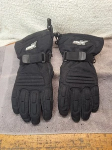 Castle X Racing Snowmobile Gloves Mens Large Black LG Winter Skiing Snowboard - Bild 1 von 9