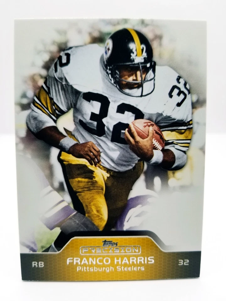 2011 Topps Precision Franco Harris #74 Pittsburgh Steelers  - Image 1 of 3