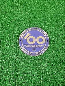 1986 Pebble Beach Concours DAIMLER-BENZ MERCEDES 300SL Grille Badge - Picture 1 of 2