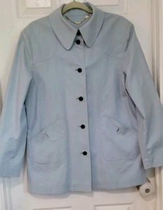 Cappotto St John Collezione by Marie Grigio Azzurro Bottoni Cappotto Donna Taglia Large - Foto 1 di 14