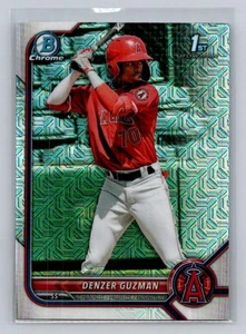 2022 Bowman #BCP-138 Denzer Guzman Chrome Prospects Atomic Refractors - Picture 1 of 2