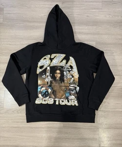 SZA SOS 2023 Tour Hoodie Kapuzenpullover Sweatshirt Gr. Large schwarz Heavyweight Hip Hop - Bild 1 von 5