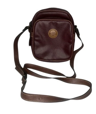 Bandolera ESPRIT Vintage Cuero Rojo Guijarro Años 90 Foto 1 de 4