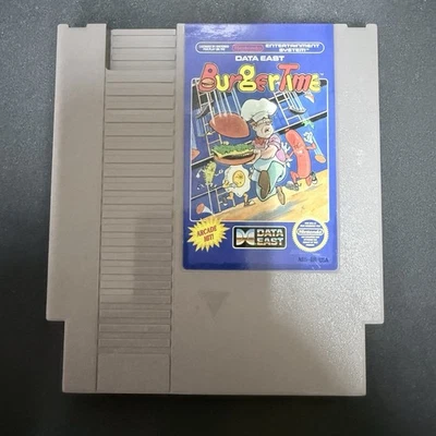 BurgerTime (Nintendo Entertainment System, 1987) NES Cart Only Retro Tested - Image 1 of 4
