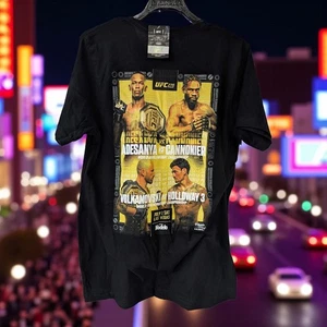 New UFC 276 Las Vegas Adesanya Volkanovski Holloway MMA tee size M promo poster  - Picture 1 of 7