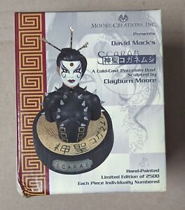 David Mack - Scarab Kabuki Mini Bust - Sealed new - Moore Creations