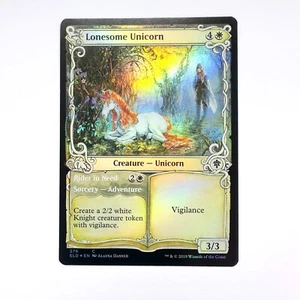 Lonesome Unicorn 276 - MTG - Throne of Eldraine - NM Showcase Foil - Bild 1 von 2