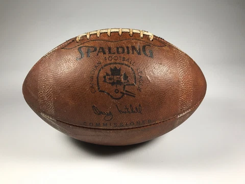 Circa 1984 Canadian Football League CFL Doug Mitchell J5V Game Football Cover