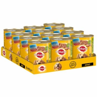 PEDIGREE VITAL PROTECTION CLASSIC ADULT HUNDENASSFUTTER FUTTER 24x400gr GEFLÜGEL - Bild 1 von 4