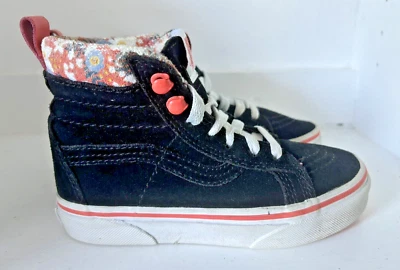 Vans NIÑOS Zapatos SK8-HI MTE Floral Pop/Living Coral 721356 Niños Talla 12 Foto 1 de 4