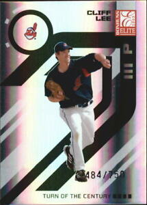 2005 Donruss Elite Turn of the Century Indians Baseball Card #53 Cliff Lee/750