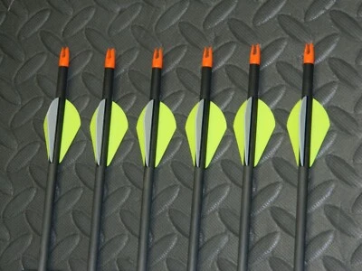 12 flechas de columna nuevas Carbon Storm 400 - 7,5 GPI - corte e inserción Av - Easton/Beman Foto 1 de 4