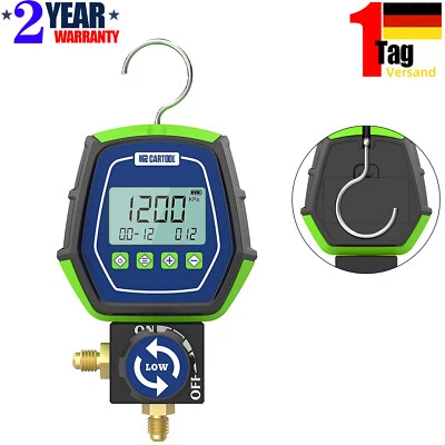 MRCARTOOL HLKK Klimaanlage Manometer Klimaanlage Monteurhilfe Vakuum Prüfgerät R1234YF R13
