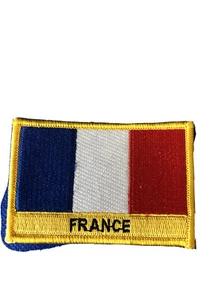 🇫🇷 France Embroidered Flag patch-Iron on orSew - Picture 1 of 3