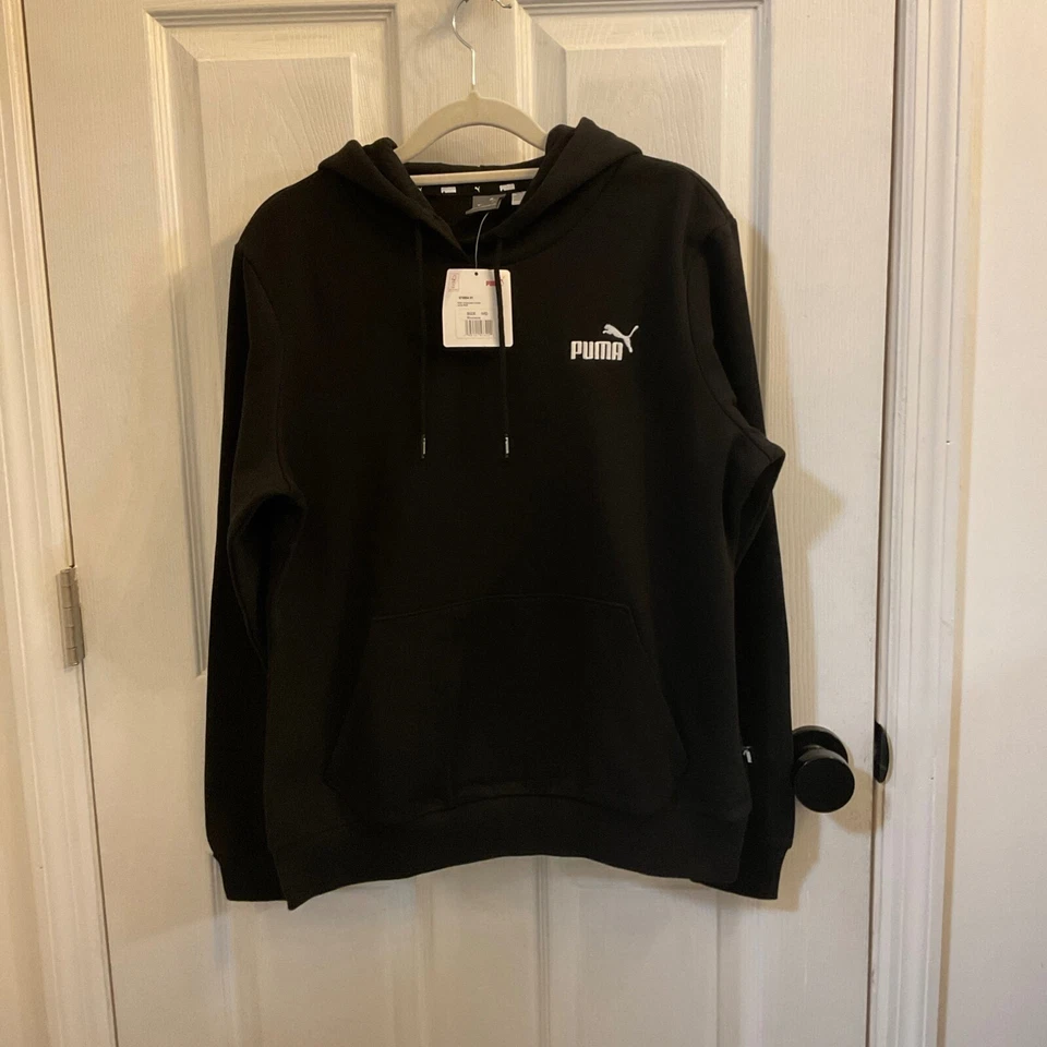 NWT PUMA Women's Fleece Lined Embroidered Logo Pullover Hoodie Size S, M, L, XL - Image 1 of 1