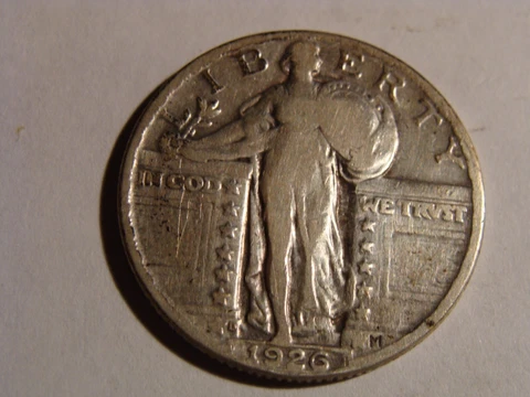 1926-D Standing Liberty Quarter - FINE Cover
