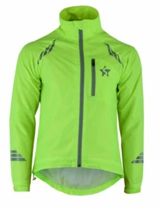 Unisex Cycling Jacket Waterproof Outwear Hi-Viz Running Bicycle Jacket  - Picture 1 of 6