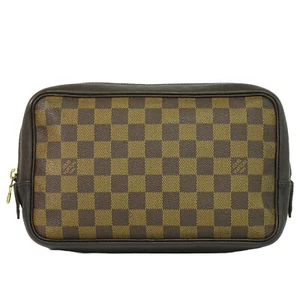 Louis Vuitton Trousse Toilette N47623 Damier Level bolsa de lona marrón - Imagen 1 de 10