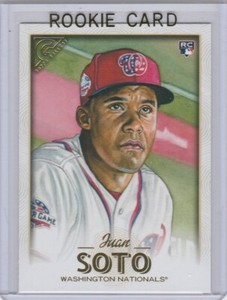 JUAN SOTO ROOKIE CARD Topps Gallery 2018 BASEBALL RC Washington Nationals PADRES
