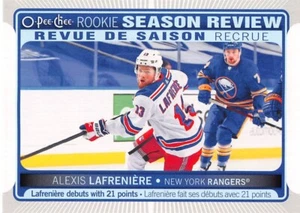 2021-22 O-Pee-Chee Rookie Review Alexis Lafreniere #548 NM/MT NEW YORK RANGERS - Picture 1 of 2