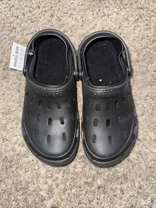 Skechers Foamies Youth Boys Swifters II Be Warmer Black Clogs Sizes 2Y - Picture 1 of 4