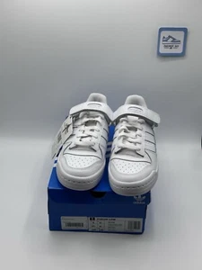 UK 4.5 - Adidas Forum Low Classic - Triple White - FY7755 - BRAND NEW ✅ - Picture 1 of 5